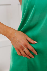 Glow Then Go Tennis Bracelet Hand Chain (Gold) - NanaMacs