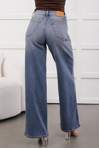 Kaylee High Rise Stud Detailed Cello Jeans (Medium)