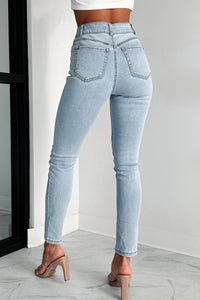 Adriana High Rise Non-Distressed Skinny Jeans (Light) - NanaMacs