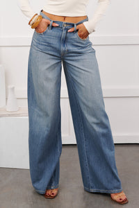 Zahir High Rise Wide Leg Hidden Jeans (Medium) - NanaMacs