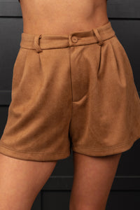 Let Love Rule Peplum Top Two Piece Set (Camel) - NanaMacs