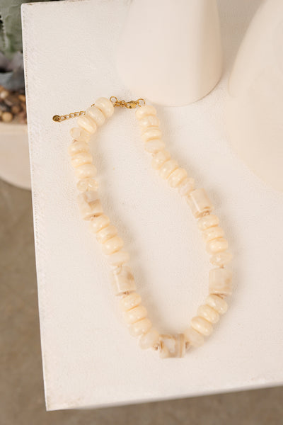Modern Essential Chunky Necklace (Ivory)