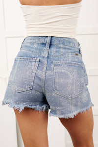 Lewis KanCan High Rise Denim Shorts (Medium Light)