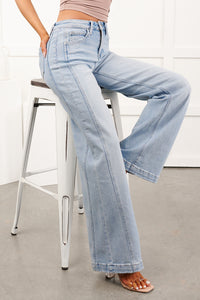 Mikel High Rise Wide Leg Vervet Jeans (Great Rapids)