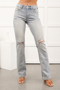 Olly Mid Rise Bootcut Cello Jeans (Light Wash)