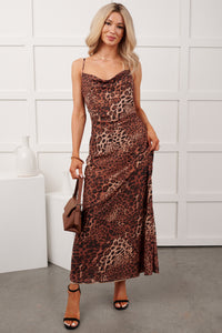 Look For You Sleeveless Maxi Dress (Leopard) - NanaMacs