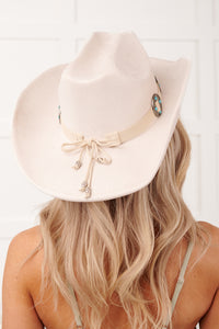Wide Open Skies Concho Band Cowboy Hat (Ivory) - NanaMacs