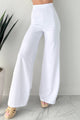 Boundless Ambition High Waist Pants (White) - NanaMacs