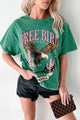 "Free Bird America" Graphic T-Shirt (Kelly Green) - NanaMacs