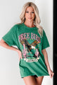 "Free Bird America" Graphic T-Shirt (Kelly Green) - NanaMacs