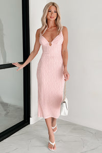 cutely preppy midi dress pink My Kind Of Day Pink Floral Eyelet Midi Dress, X-Small - The Mint Julep Boutique