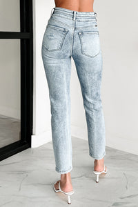 Gabe Kancan High Rise Slim Straight Jeans (Light) - NanaMacs