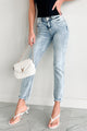 Gabe Kancan High Rise Slim Straight Jeans (Light) - NanaMacs