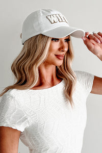 Call Me Mrs. "Wifey" Baseball Cap (White) - NanaMacs