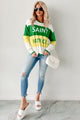 "Saint Patrick" Colorblock Sweater (Green) - NanaMacs