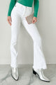 Brianca High Rise Kancan Bootcut Jeans (White) - NanaMacs