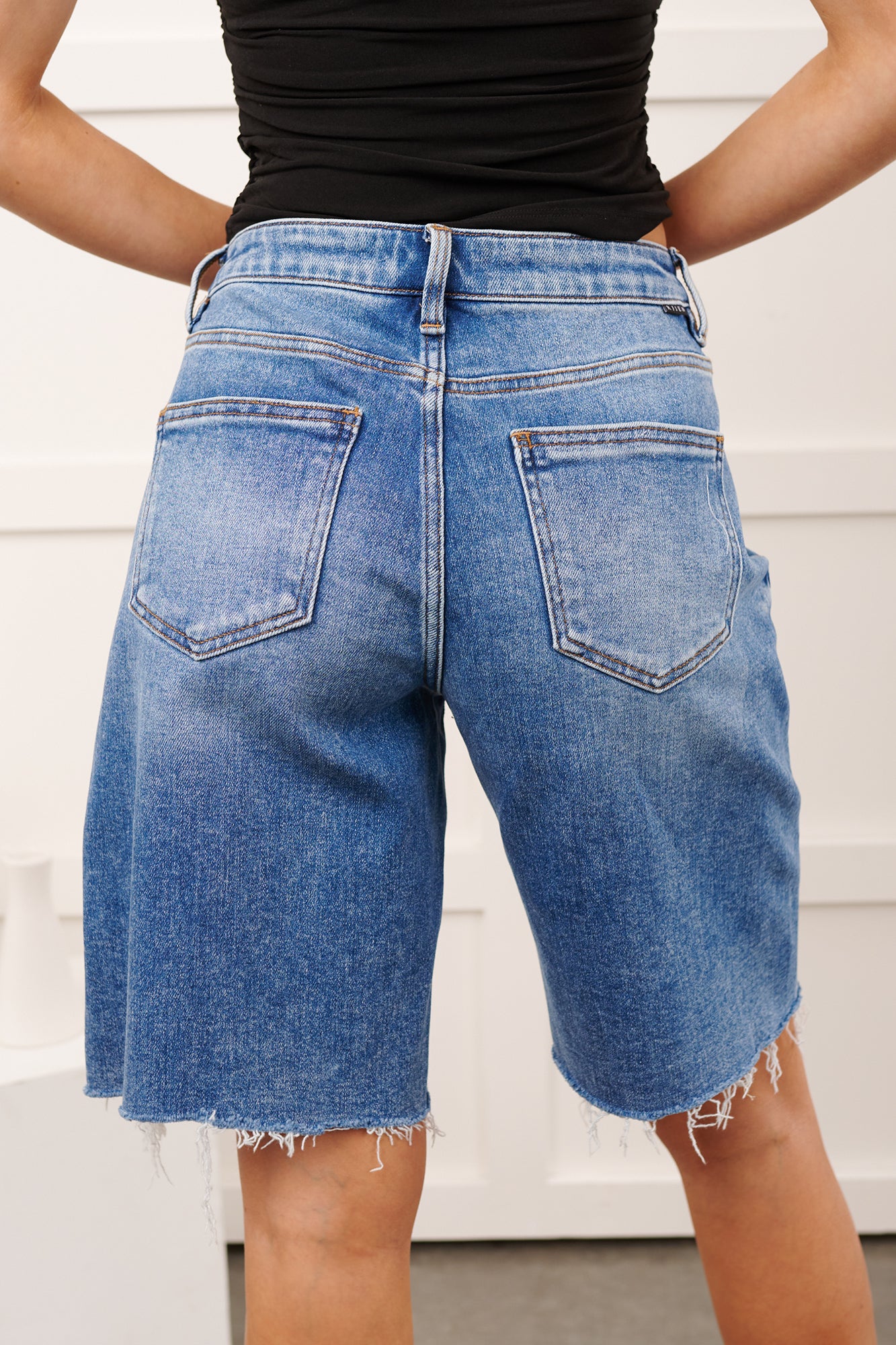Mikko High Rise Tummy Control Risen Bermuda Shorts (Medium) · NanaMacs