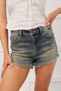 Travis Medium Vintage Wash Cello Denim Shorts (Tint) - NanaMacs