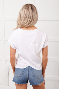 Soft Season Asymmetrical Tulip Hem Knit Top (Off White) - NanaMacs
