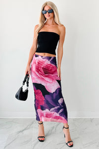 Cozy Corner Ribbed Strapless Fold Over Top (Black) - NanaMacs