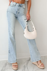 Brooke Tummy Control Bootcut Judy Blue Jeans (Light) - NanaMacs