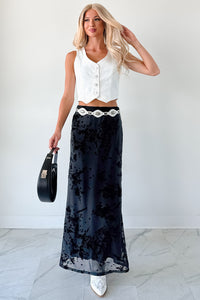 On The Range Denim Button Down Vest (White) - NanaMacs