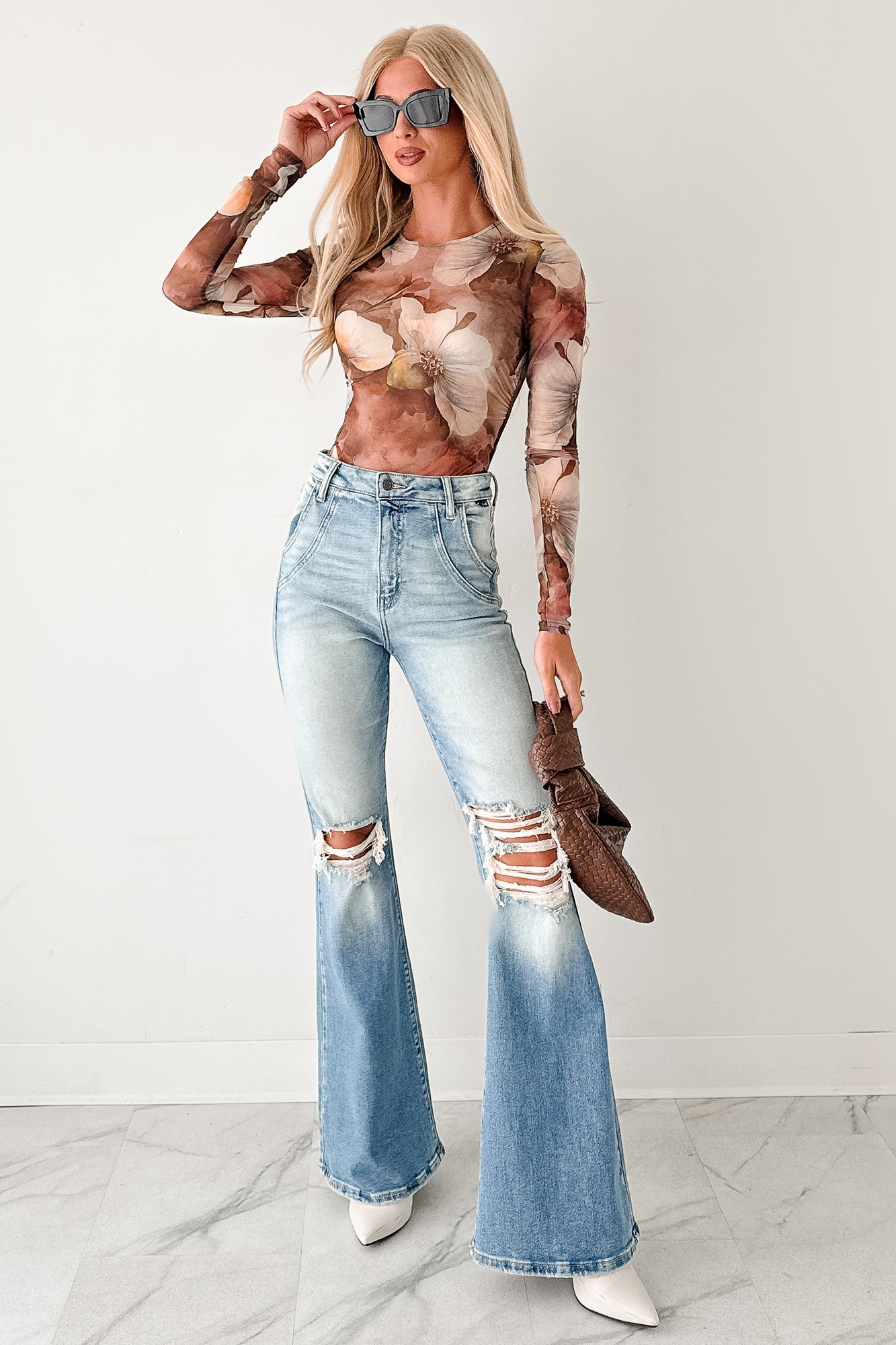 Laurie High Rise Flare Leg Cello Jeans (Medium) - NanaMacs