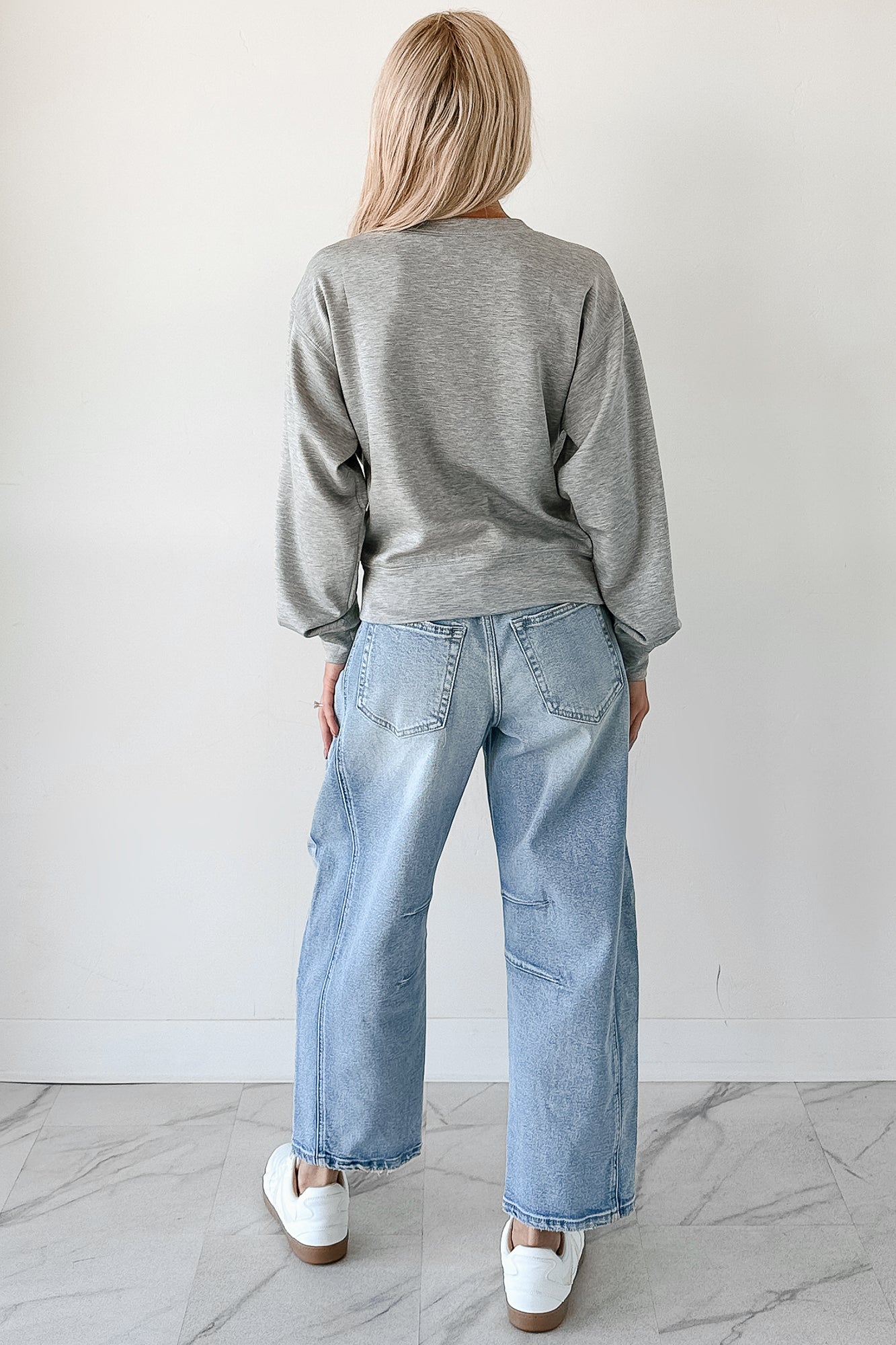 Call It A Day Classic Crewneck Sweatshirt (Grey) - NanaMacs