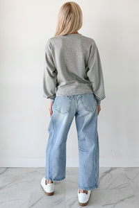 Call It A Day Classic Crewneck Sweatshirt (Grey) - NanaMacs