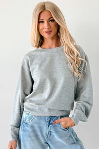 Call It A Day Classic Crewneck Sweatshirt (Grey) - NanaMacs