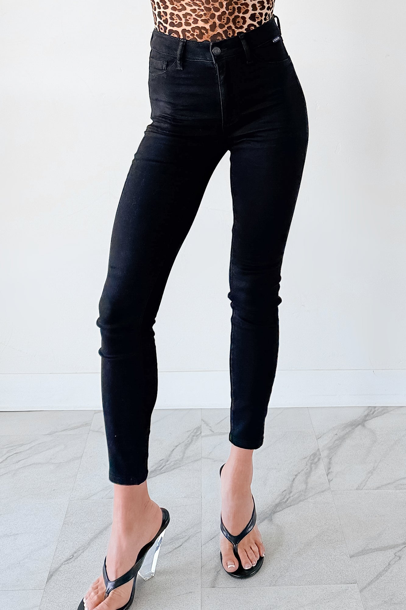 Rogue High Rise Super Skinny Cello Jeans (Black) - NanaMacs