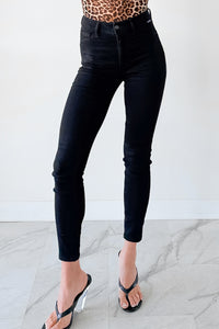 Rogue High Rise Super Skinny Cello Jeans (Black) - NanaMacs
