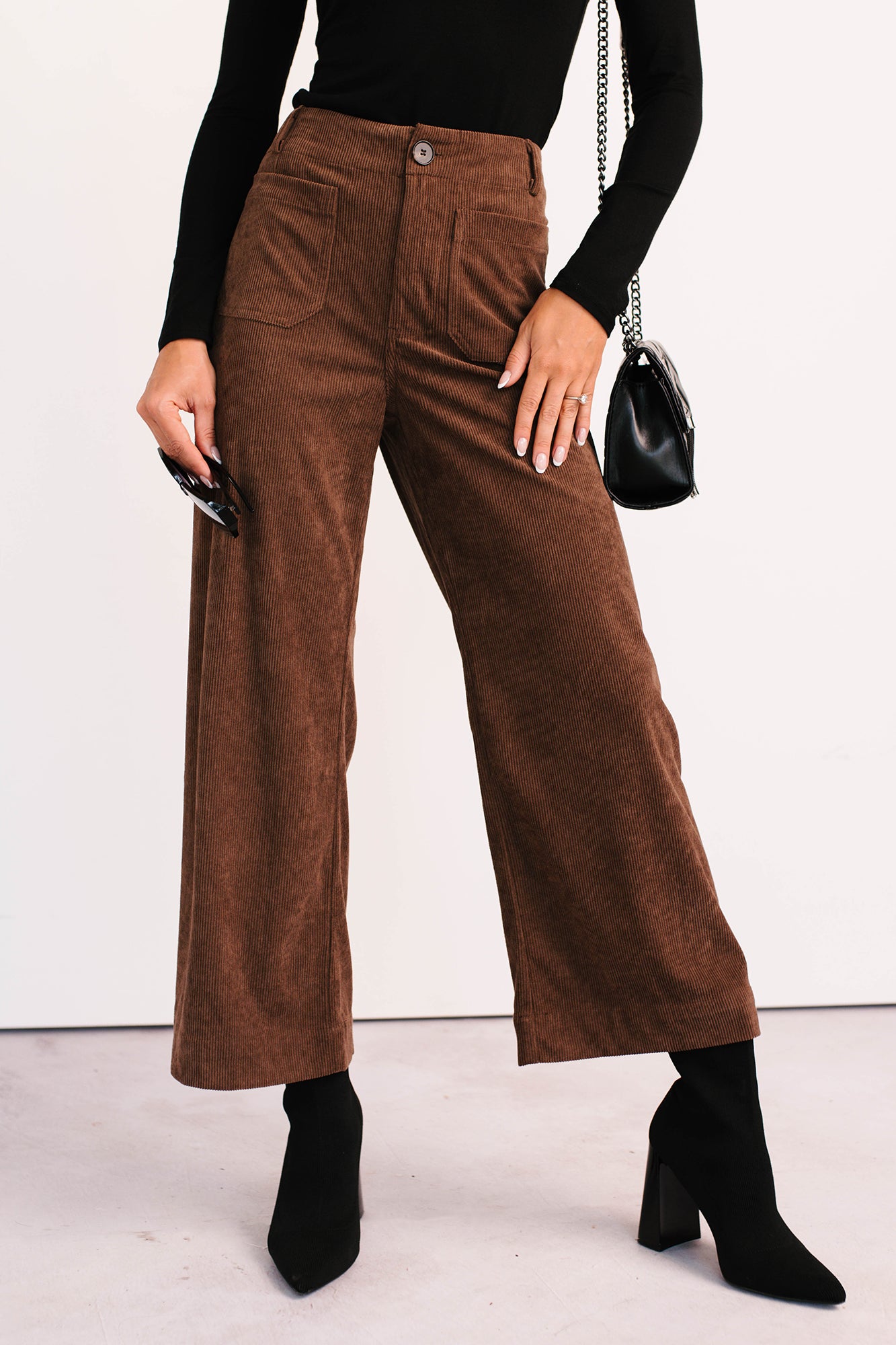 My Cup Of Tea Corduroy Pants (Mocha Mousse) - NanaMacs