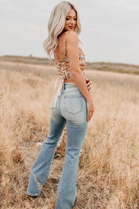 Laurie High Rise Flare Leg Cello Jeans (Medium) - NanaMacs