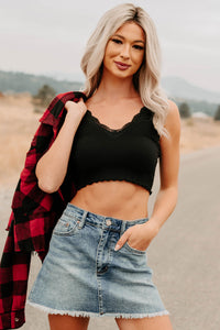 Yes To This Mica Denim Mini Skirt (Medium Wash) - NanaMacs