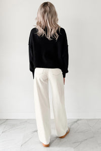 Lucian High Rise Wide Leg Jemina Jeans (Ivory) - NanaMacs