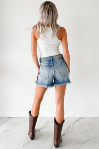 Daily Icon Notched Signature 8 Rib Knit Tank (Off White) - NanaMacs