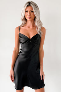 Glamorous Goddess Sleeveless Mini Dress (Black) - NanaMacs
