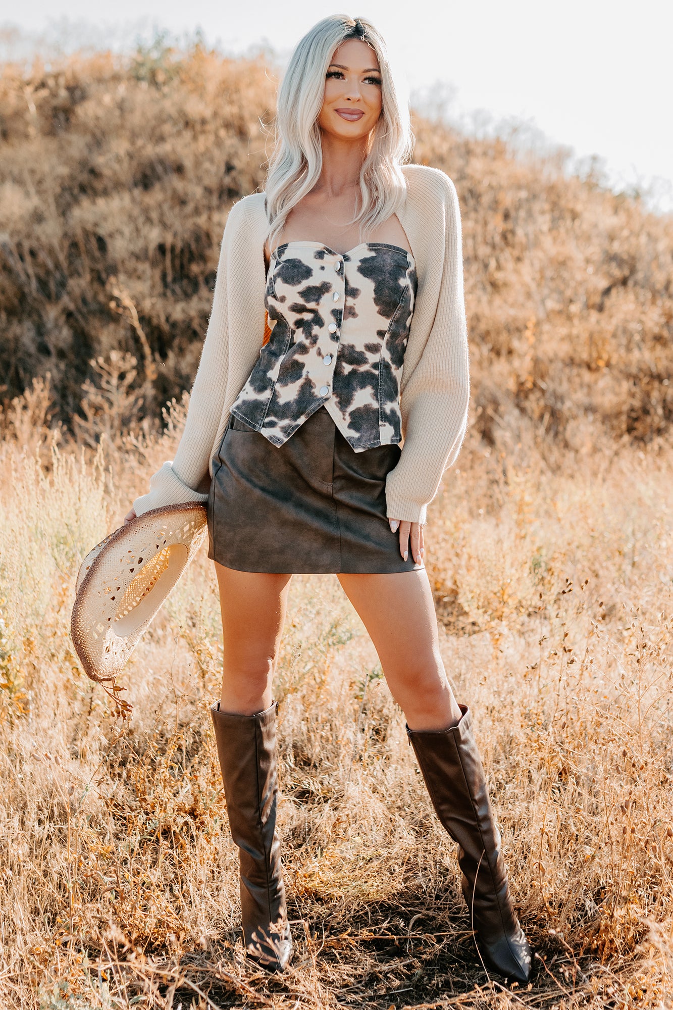 Moonlit Quiet Open Front Bolero Cardigan (Alpaca) - NanaMacs