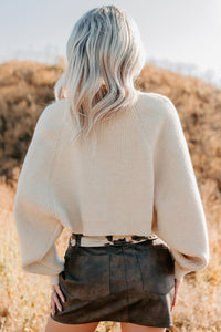 Moonlit Quiet Open Front Bolero Cardigan (Alpaca) - NanaMacs
