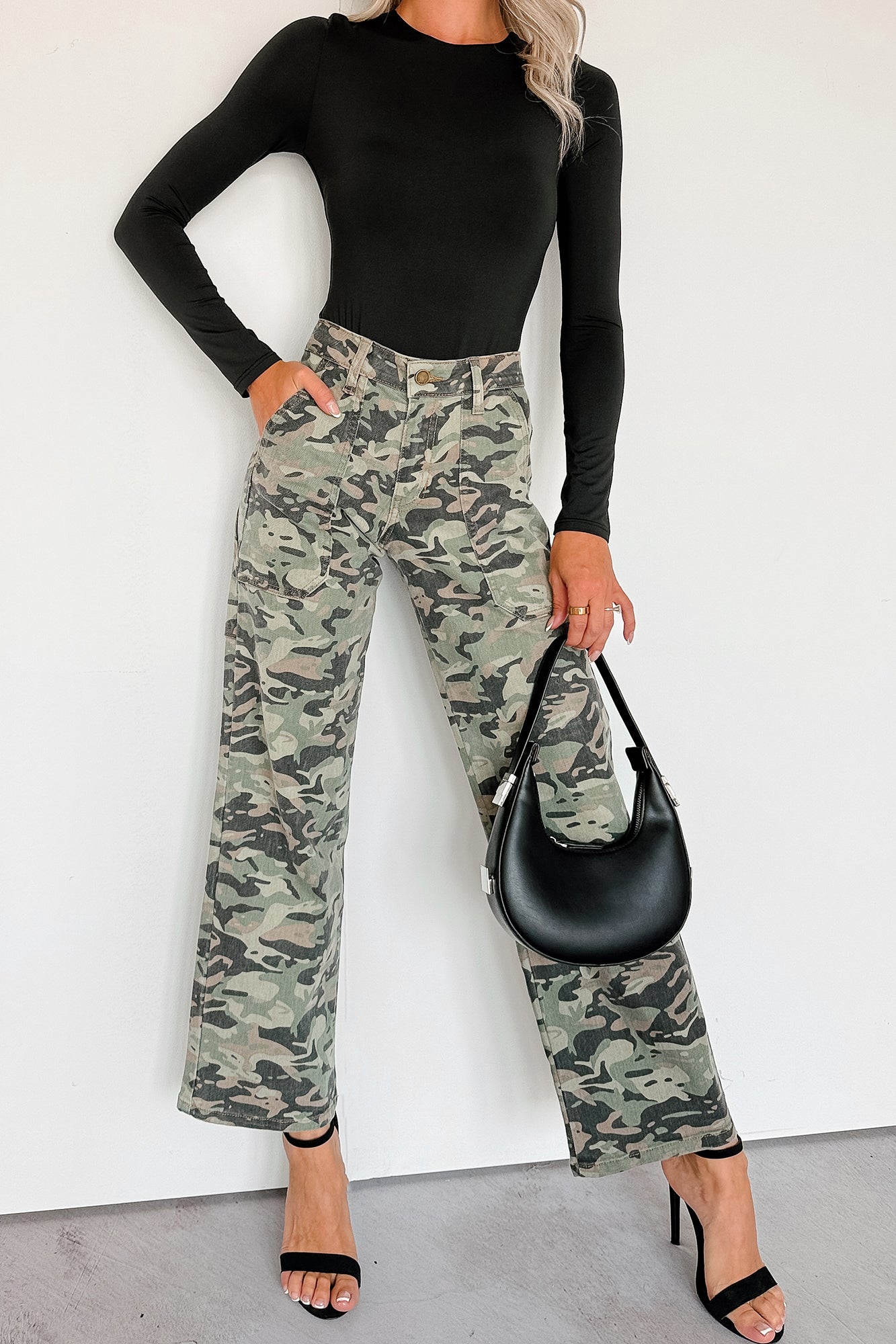 Copernicus Camo Print Straight Leg Carpenter Jeans (Camo) - NanaMacs