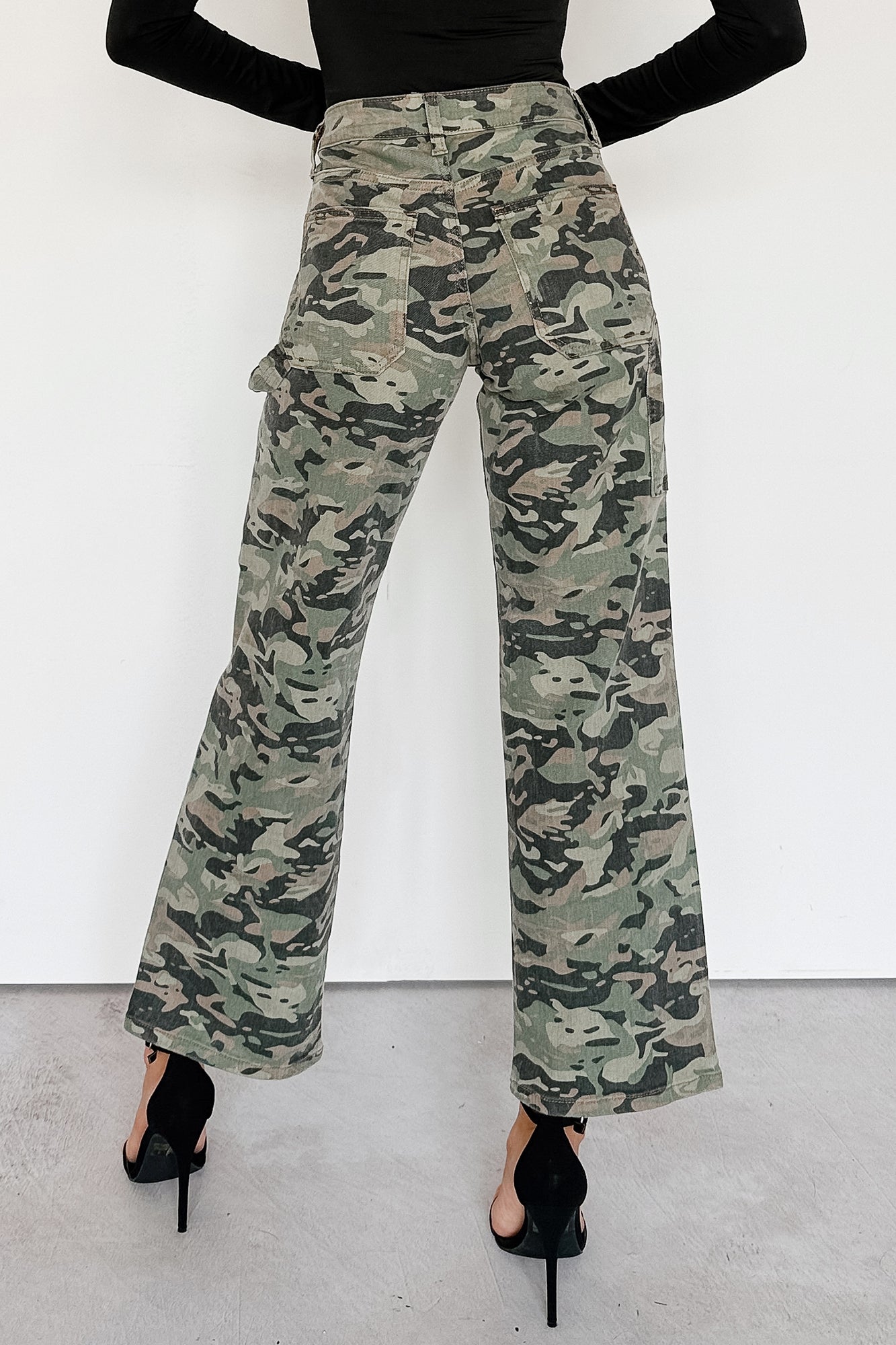Copernicus Camo Print Straight Leg Carpenter Jeans (Camo) - NanaMacs