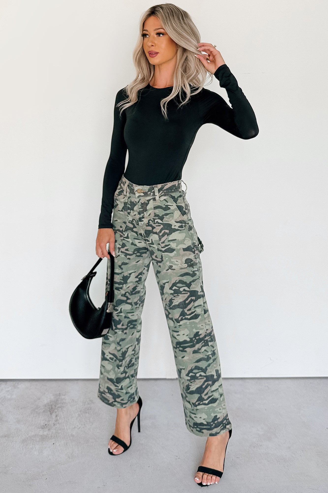 Copernicus Camo Print Straight Leg Carpenter Jeans (Camo) - NanaMacs