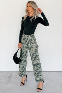 Copernicus Camo Print Straight Leg Carpenter Jeans (Camo) - NanaMacs