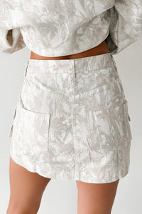 Hidden Beauty Papermoon Cargo Mini Skirt (Camo) - NanaMacs