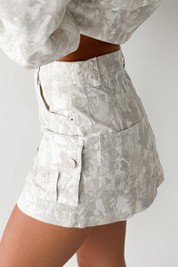 Hidden Beauty Papermoon Cargo Mini Skirt (Camo) - NanaMacs