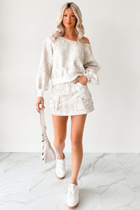 Hidden Beauty Papermoon Cargo Mini Skirt (Camo) - NanaMacs