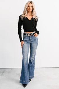 Jensen High Rise Flare Judy Blue Jeans (Medium) - NanaMacs