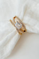 Classy Kate Asymmetric Diamond Ring (Gold) - NanaMacs