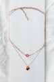 So Much To Say Layered Heart Necklace (Gold) - NanaMacs